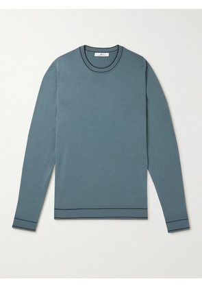 Mr P. - Wool Sweater - Men - Blue - XS