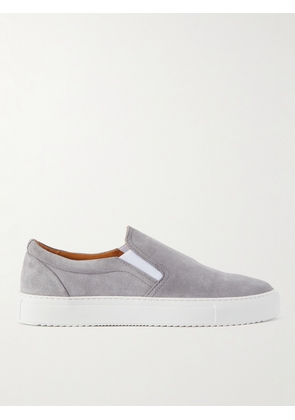 Mr P. - Regenerated Suede by evolo® Slip-On Sneakers - Men - Gray - UK 7