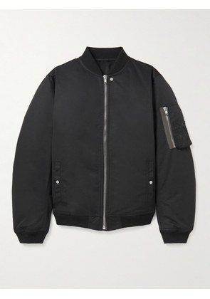 RICK OWENS KIDS - Flight Duvet Nylon and Cotton-Blend Canvas Bomber Jacket - Men - Black - 4