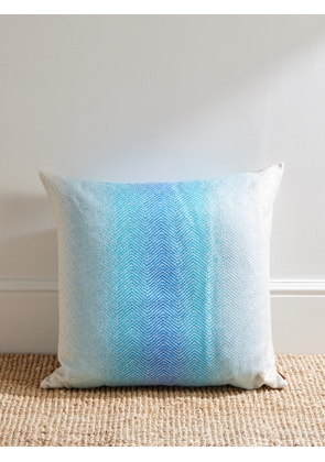 Missoni Home - Scia Dégradé Jacquard Down Cushion - Men - Blue