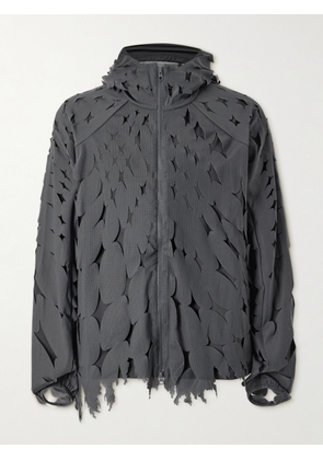 POST ARCHIVE FACTION - 5.1 Reversible Cutout Tech-Shell Hooded Jacket - Men - Gray - S