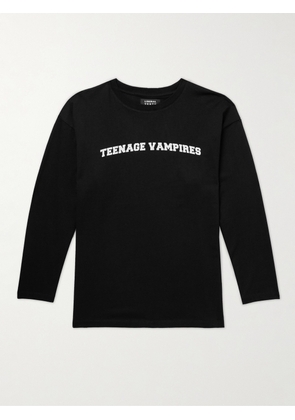 LIBERAL YOUTH MINISTRY - Printed Cotton-Jersey T-Shirt - Men - Black - S