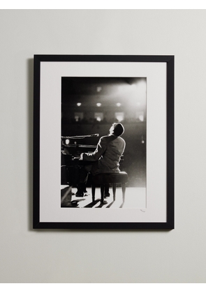 Sonic Editions - Framed 1966 Ray Charles at the Piano Print, 16" x 20" - Men - Black