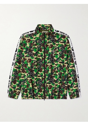 SAINT MXXXXXX - BAPE® Camouflage-Print Twill Zip-Up Jacket - Men - Green - S