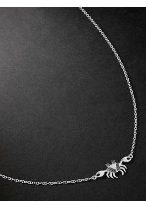 YVONNE LÉON - White Gold Diamond Pendant Necklace - Men - Gold