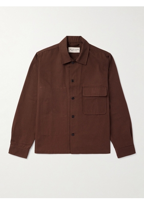 MILES LEON - Garden Cotton-Canvas Shirt Jacket - Men - Brown - S