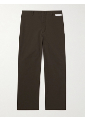 WTAPS - Straight-Leg Twill Trousers - Men - Brown - S