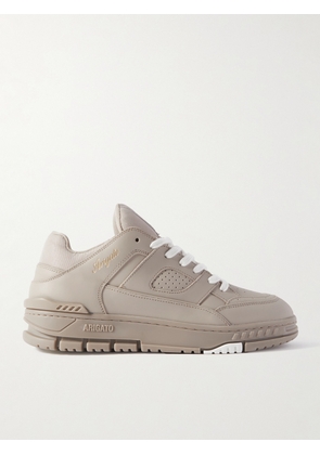 AXEL ARIGATO - Area Lo Mesh-Trimmed Leather Sneakers - Men - Neutrals - EU 39