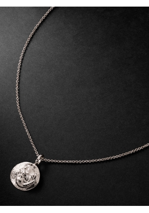 ELHANATI - Star Sign Virgo White Gold Pendant Necklace - Men - Silver