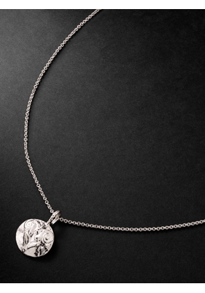 ELHANATI - Star Sign Aries White Gold Pendant Necklace - Men - Silver