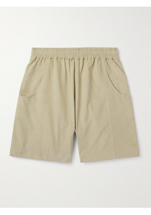 NICHOLAS DALEY - Cotton-Corduroy Shorts - Men - Neutrals - UK/US 30