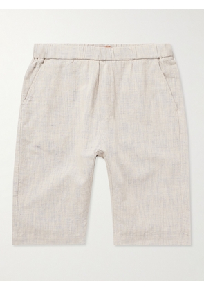 Barena - Agro Paris Straight-Leg Cotton and Linen-Blend Shorts - Men - Neutrals - IT 46
