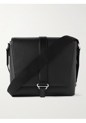 Dunhill - 1893 Harness Flap Full-Grain Leather Messenger Bag - Men - Black