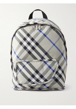 Burberry - Checked Nylon-Twill Backpack - Men - Green