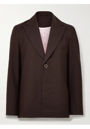 SÉFR - Seydou Twill Blazer - Men - Brown - S