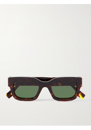 FENDI EYEWEAR - Signature D-Frame Tortoiseshell Acetate Sunglasses - Men - Tortoiseshell