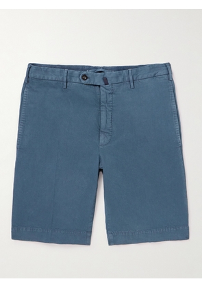 Slowear - Straight-Leg Cotton-Blend Twill Shorts - Men - Blue - IT 44