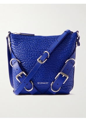 Givenchy - Voyou Small Full-Grain Leather Messenger Bag - Men - Blue