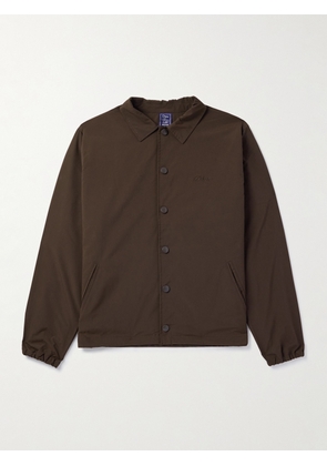 DIME - Logo-Embroidered Shell Coach Jacket - Men - Brown - S