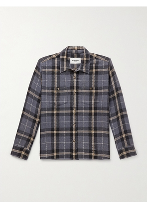 Corridor - Big Twill Checked Cotton-Twill Shirt - Men - Blue - S