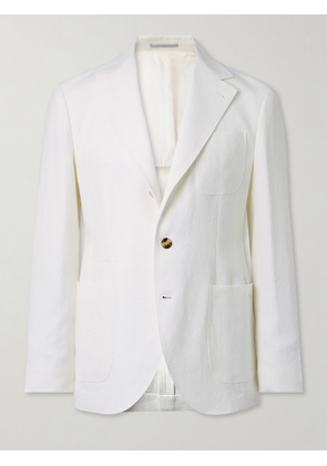 Brunello Cucinelli - Linen Blazer - Men - White - IT 46