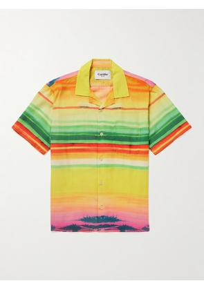 Corridor - Todos Convertible-Collar Striped Lyocell Shirt - Men - Multi - S