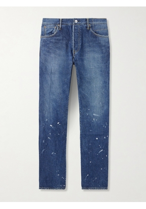Visvim - Social Sculpture Tapered Distressed Jeans - Men - Blue - 1
