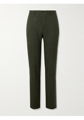 Massimo Alba - Mauko Slim-Fit Straight-Leg Wool Suit Trousers - Men - Green - IT 46