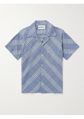 NOMA T.D. - Checked Cotton-Flannel Shirt - Men - Blue - 1