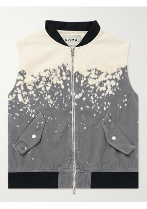 NOMA T.D. - Hand-Dyed Cotton-Twill Gilet - Men - Gray - 1