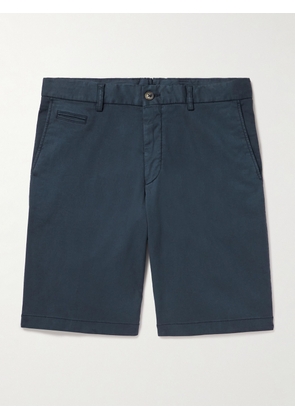 Altea - Milano Straight-Leg Lyocell and Cotton-Blend Bermuda Shorts - Men - Blue - IT 46