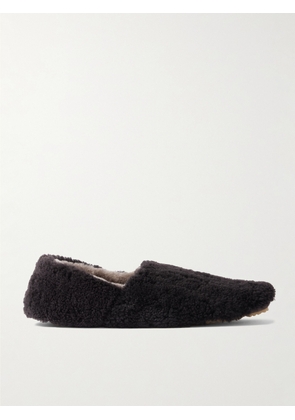 Mr P. - Shearling Slippers - Men - Brown - UK 7