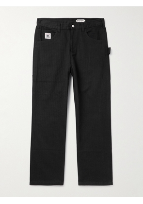 BODE - Knolly Brook Straight-Leg Cotton-Canvas Trousers - Men - Black - UK/US 28