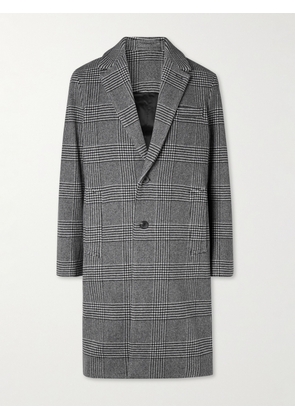 Mr P. - Checked Virgin Wool-Blend Coat - Men - Gray - XS