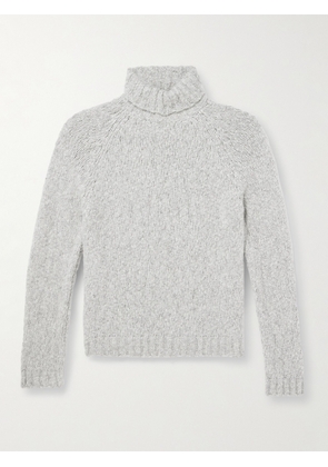Mr P. - Alpaca-Blend Bouclé Rollneck Sweater - Men - Gray - XS