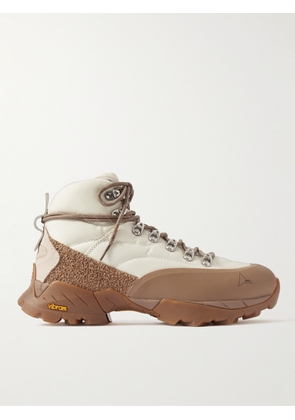 ROA - Andreas Strap Rubber and Leather-Trimmed Ripstop Hiking Boots - Men - Neutrals - EU 40