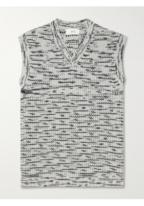 Mr P. - Space-Dyed Wool Sweater Vest - Men - Gray - XS