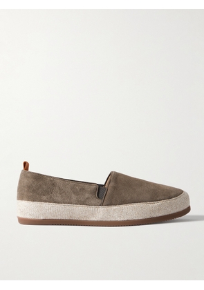 Mulo - Suede Espadrilles - Men - Neutrals - UK 6