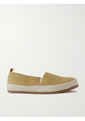 Mulo - Suede Espadrilles - Men - Neutrals - UK 6