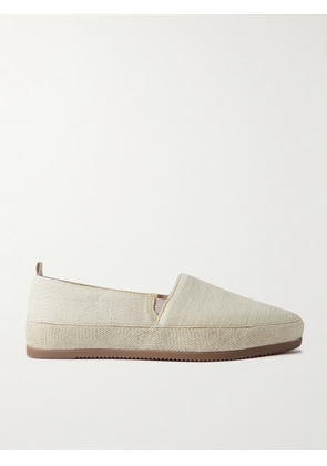Mulo - Garment-Dyed Canvas Espadrilles - Men - Neutrals - UK 6