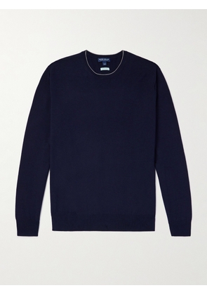 Peter Millar - Excursionist Flex Merino Wool-Blend Sweater - Men - Blue - S