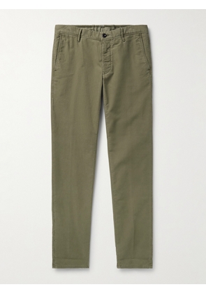 Slowear - Slim-Fit Tricochino Trousers - Men - Green - UK/US 28
