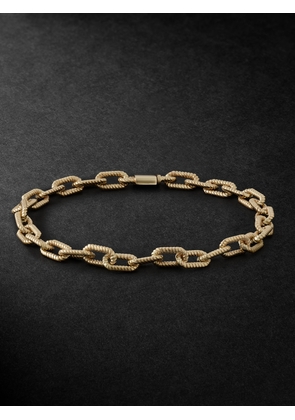 Mateo - Lock Link Gold Chain Bracelet - Men - Gold