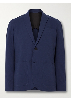 CLUB MONACO - Slim-Fit Unstructured Cotton-Blend Seersucker Blazer - Men - Blue - UK/US 36