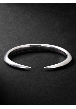 SHAUN LEANE - Sabre Fine 18-Karat White Gold Bangle - Men - Silver