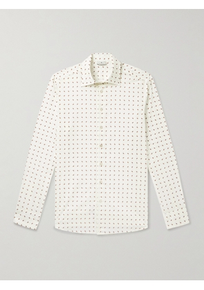ETRO - Slim-Fit Paisley-Print Cotton-Poplin Shirt - Men - White - EU 38