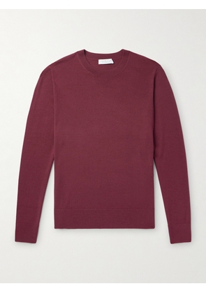 Gabriela Hearst - Palco Slim-Fit Merino Wool Sweater - Men - Burgundy - S