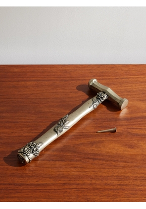Enfants Riches Déprimés - Distressed Engraved Silver-Tone Hammer - Men - Silver