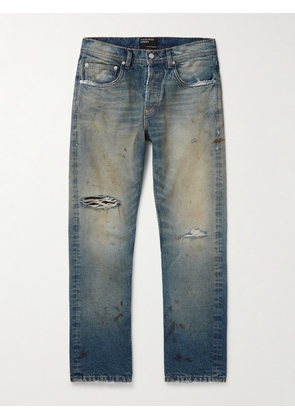 Enfants Riches Déprimés - Straight-Leg Distressed Jeans - Men - Blue - UK/US 28