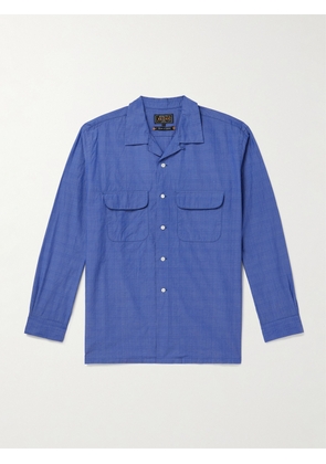 Beams Plus - Convertible-Collar Cotton-Chambray Shirt - Men - Blue - S